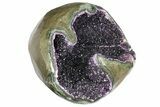 Dark Purple Amethyst Geode - Artigas, Uruguay #153441-3